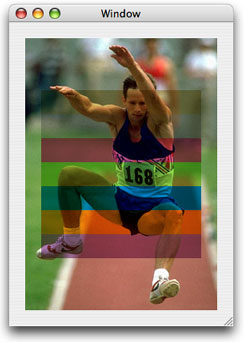 Drawing an image over a background using multiply blend mode